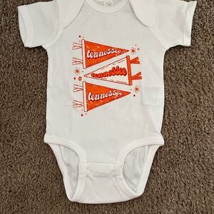 6 Months Tennessee Vols Flags Onesie
